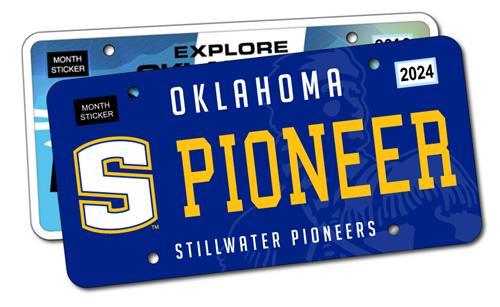 Stillwater Pioneer Specialty License Plate